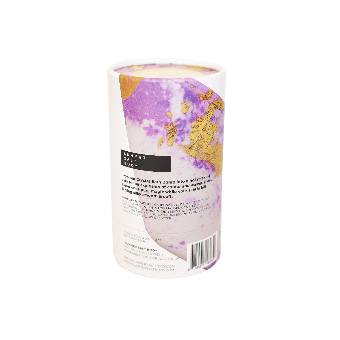 SUMMER SALT BODY CRYSTAL BATH BOMB [DE:AMETHYST]