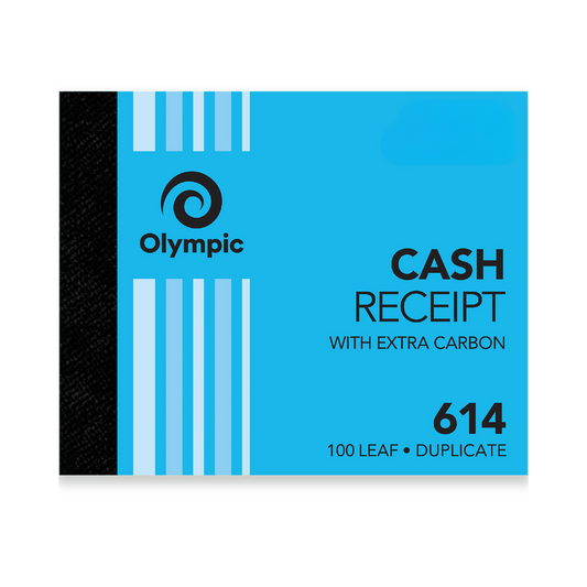 CASH REC BOOK OLYMPIC FSC 614 DUP 5X4 100LF (08073 82547)