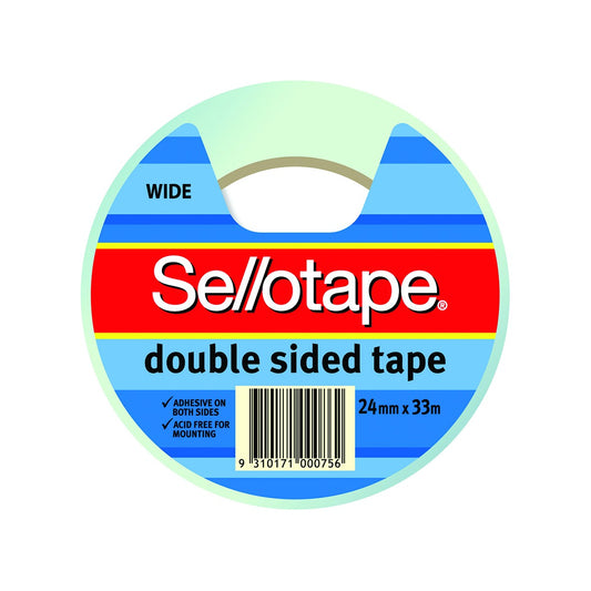 SELLOTAPE DOUBLE SIDED TAPE 24MM X 33MM