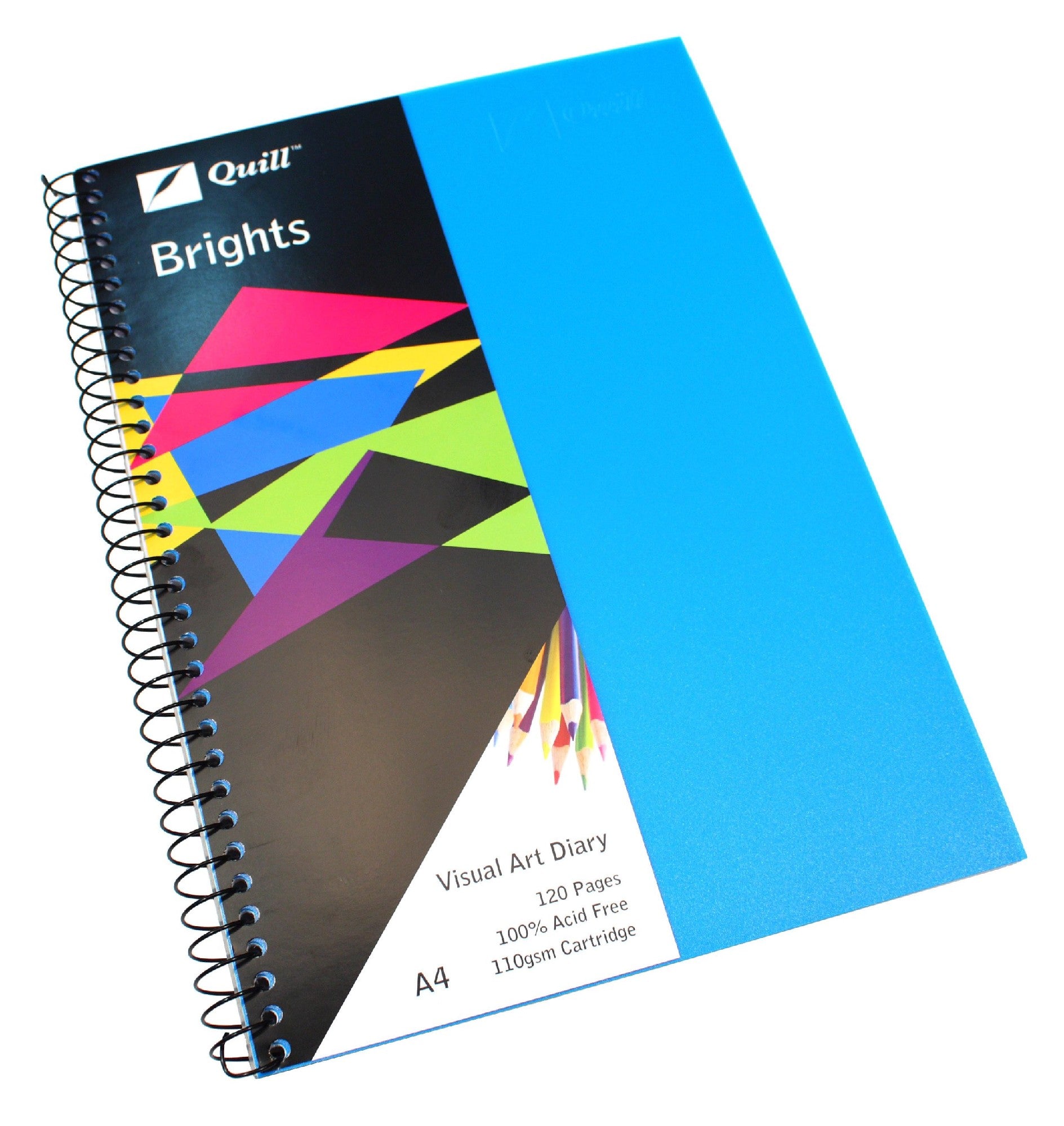 VISUAL ART DIARY A4 BRIGHTS [DE:BLUE]