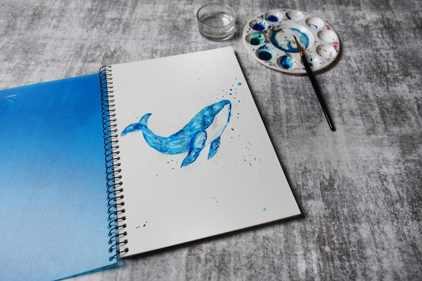 VISUAL ART DIARY A4 BRIGHTS [DE:BLUE]
