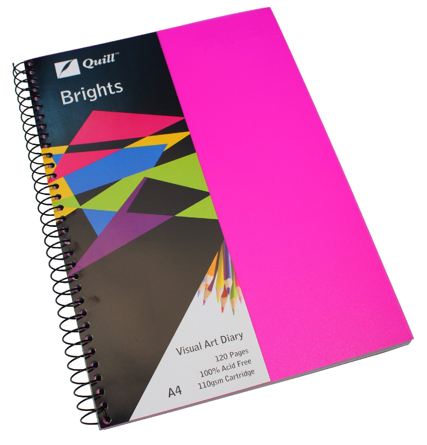 VISUAL ART DIARY A4 BRIGHTS [DE:PINK]