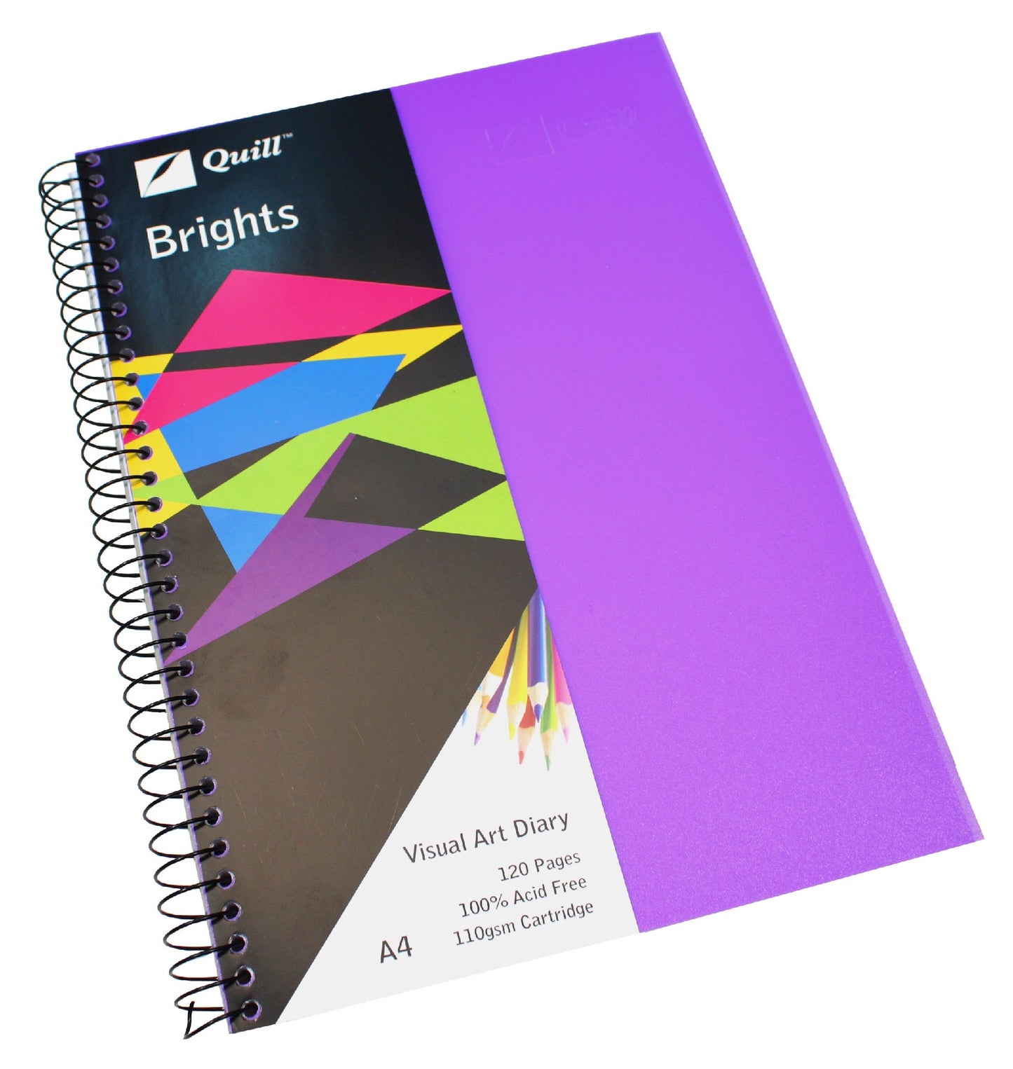 VISUAL ART DIARY A4 BRIGHTS [DE:PURPLE]