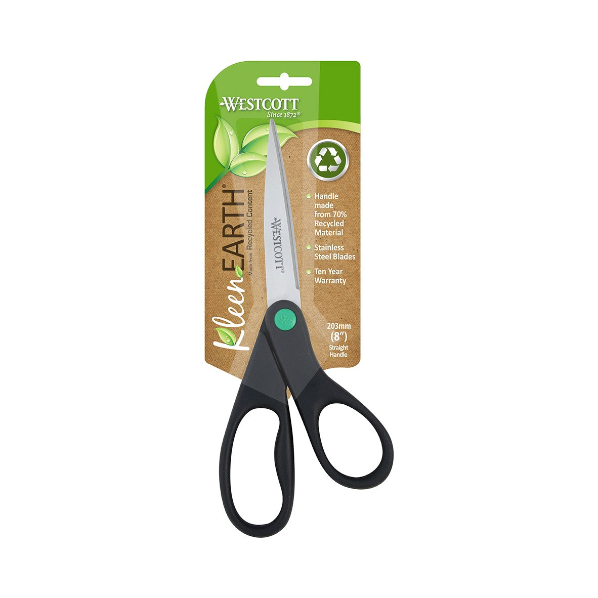 WESTCOTT STRAIGHT HANDLE KLEENEARTH SCISSORS [SZ:203MM]