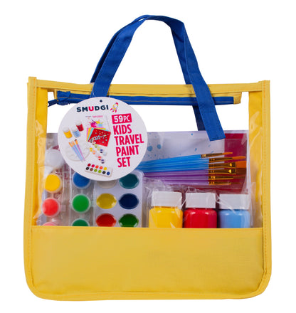 SMUDGI KIDS TRAVEL PAINTING SET WITH CARRY BAG