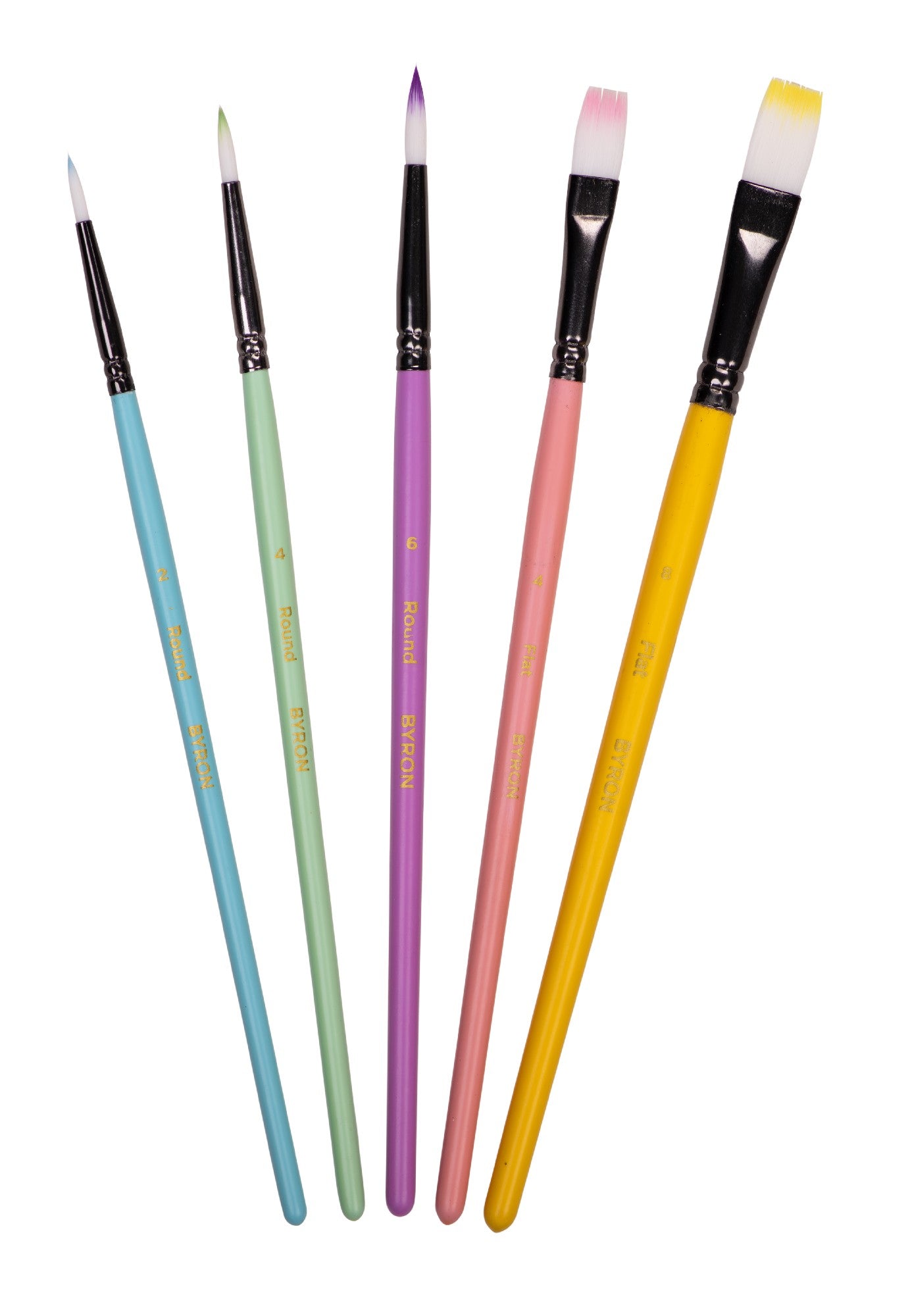 BYRON PASTEL BRUSH SET [DE:FLAT 4 & 8]