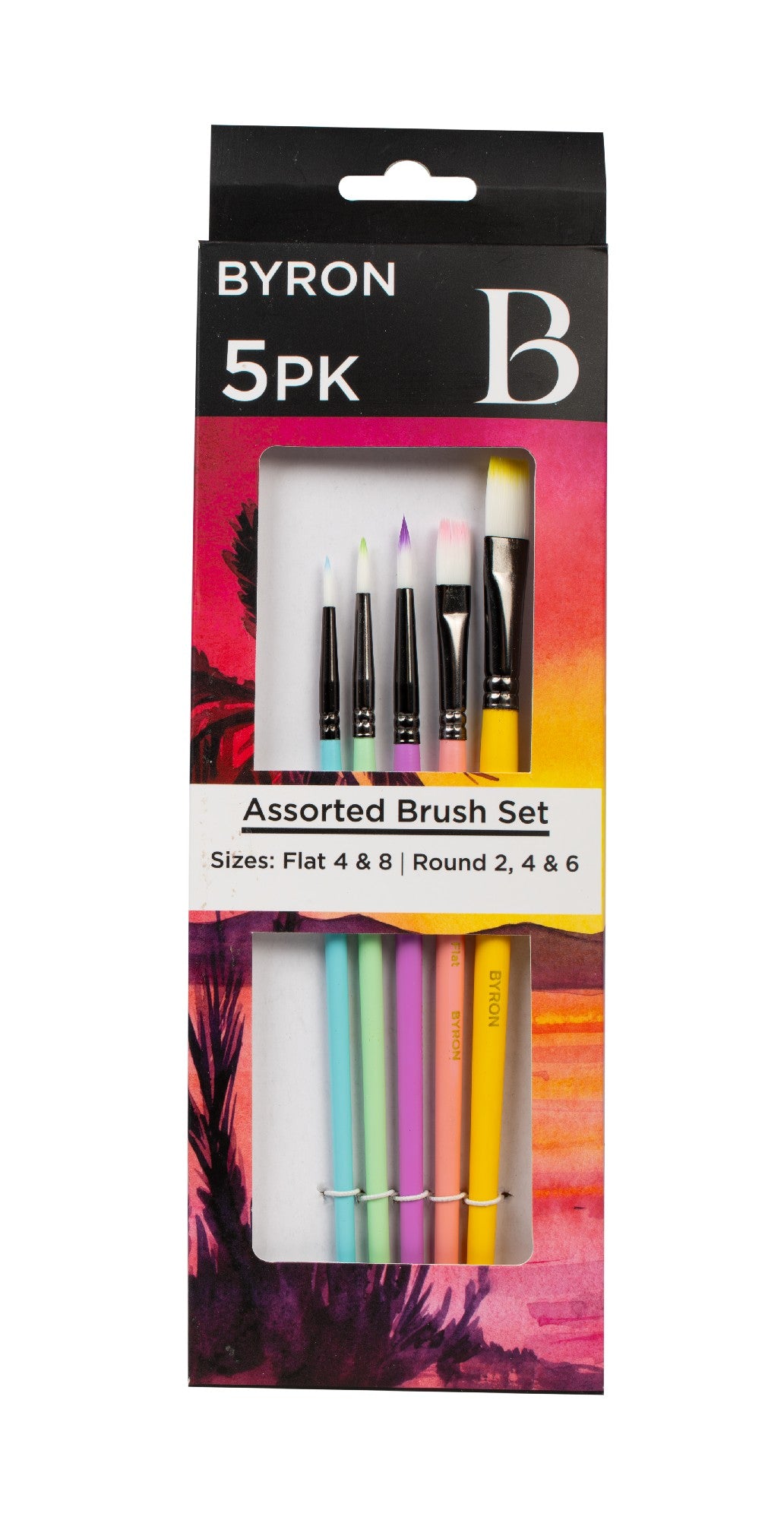 BYRON PASTEL BRUSH SET [DE:FLAT 4 & 8]