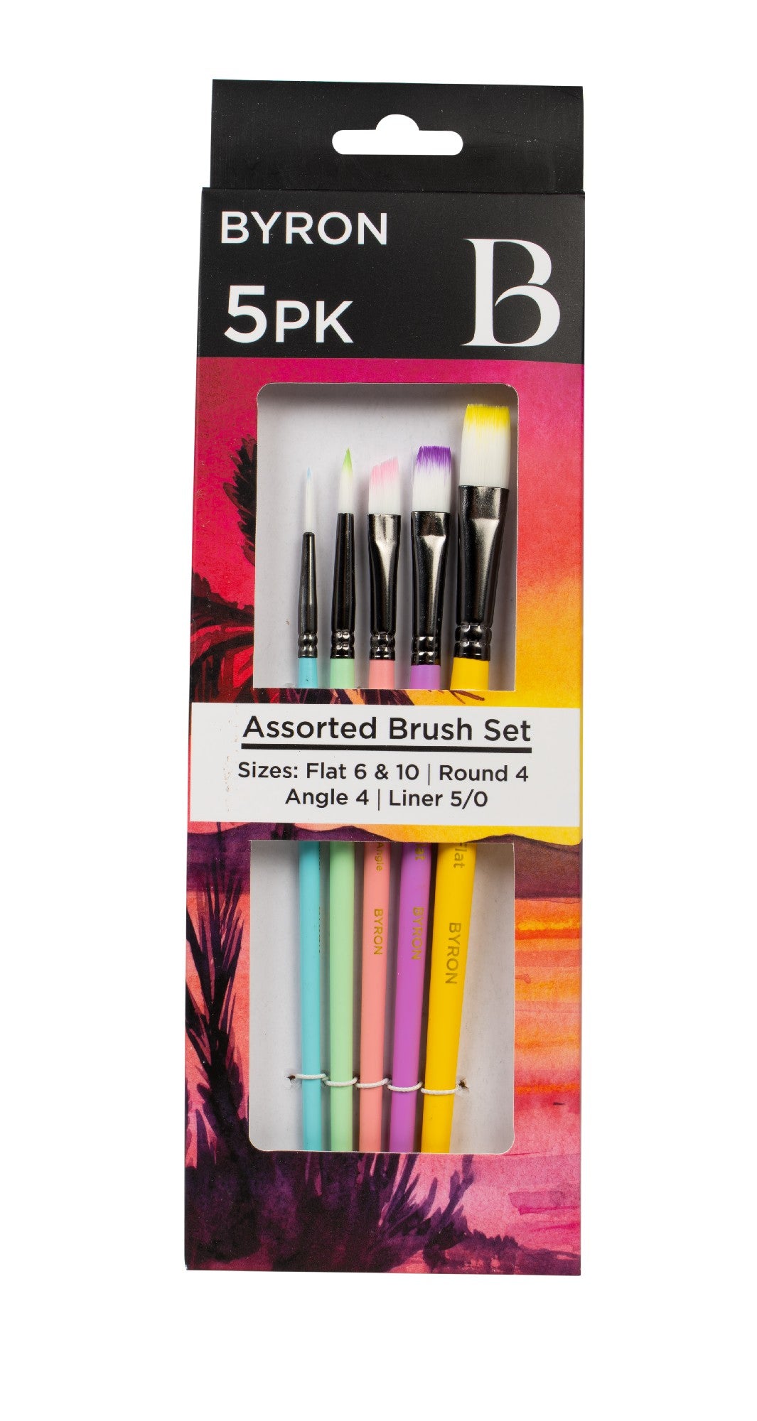 BYRON PASTEL BRUSH SET [DE:FLAT 6 & 10]