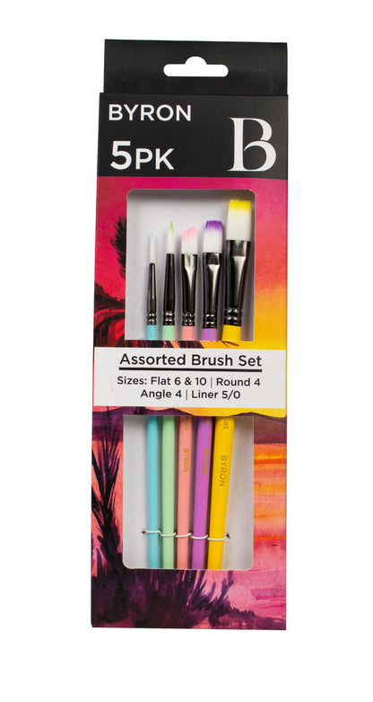 BYRON PASTEL BRUSH SET [DE:FLAT 6 & 10]