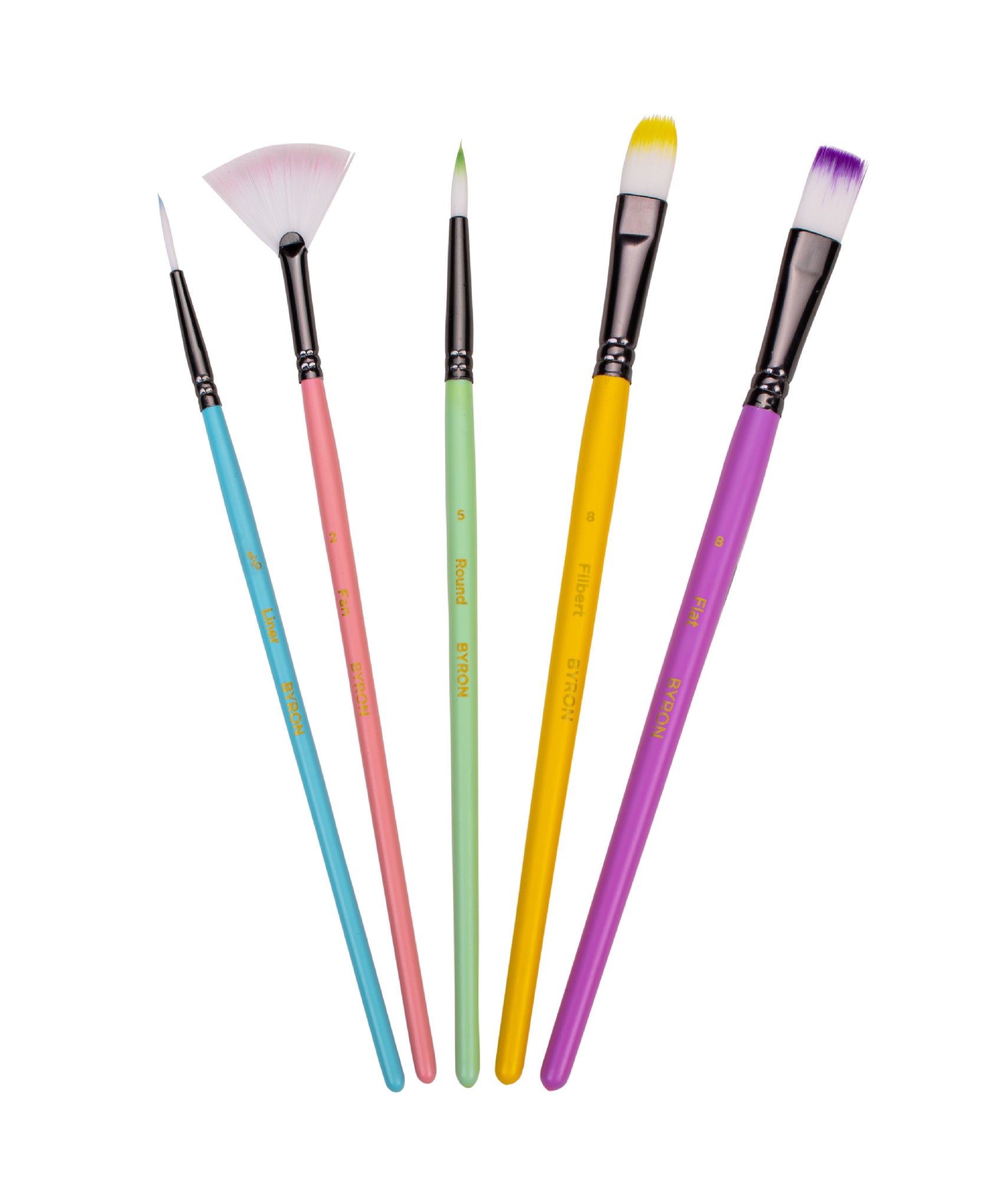 BYRON PASTEL BRUSH SET [DE:FLAT 8]