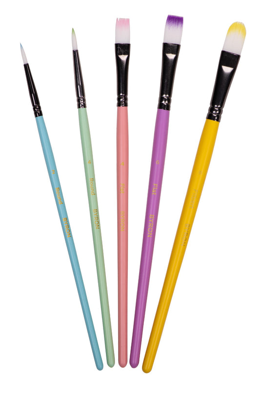 BYRON PASTEL BRUSH SET [DE:FLAT 4 & 6]