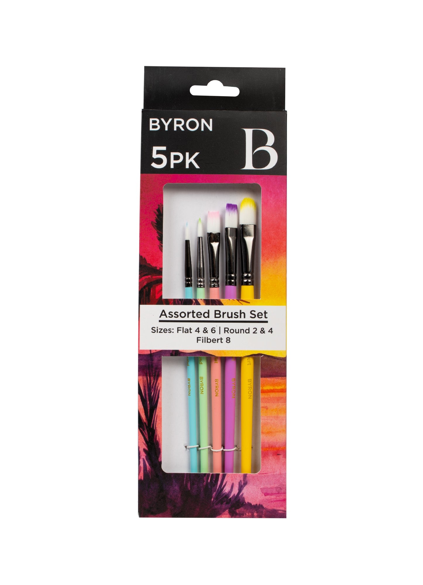 BYRON PASTEL BRUSH SET [DE:FLAT 4 & 6]