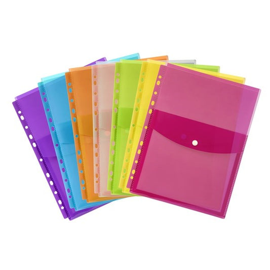 BINDER POCKET MARBIG A4 TOP OPENING [CL:CLEAR]
