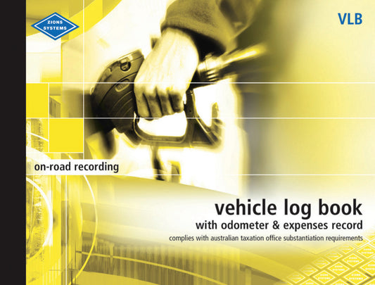 VEHICLE LOG BOOK WITH ODOMETER & EXPENSES RECORD