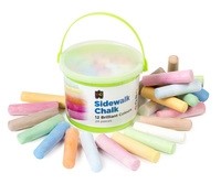CHALK SIDEWALK BUCKET 24 PIECES