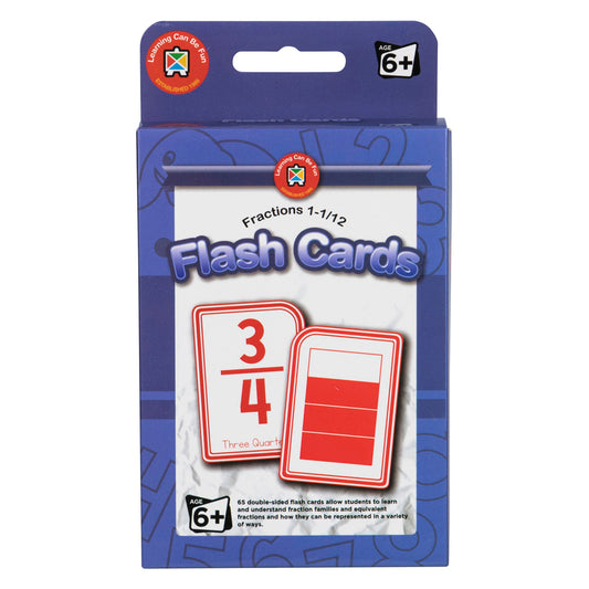 LEARNING CAN BE FUN FLASH CARDS- FRACTIONS