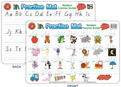 LEARNING CAN BE FUN PRACTISE MAT- [DE:HANDWRITING]