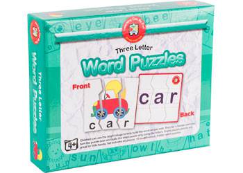 LEARNING CAN BE FUN- THREE LETTER WORD PUZZLE