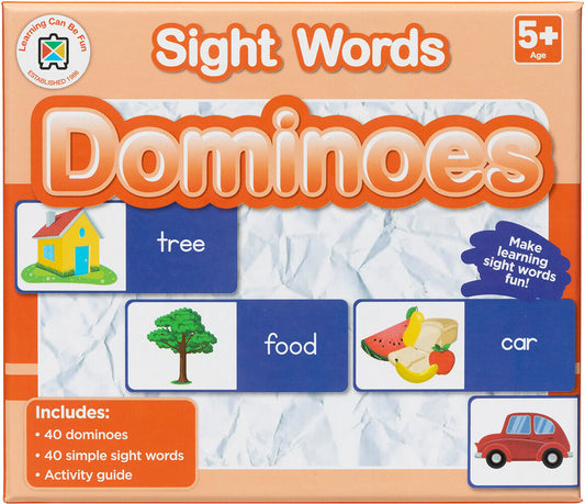 LEARNING CAN BE FUN SIGHT WORDS DOMINOES