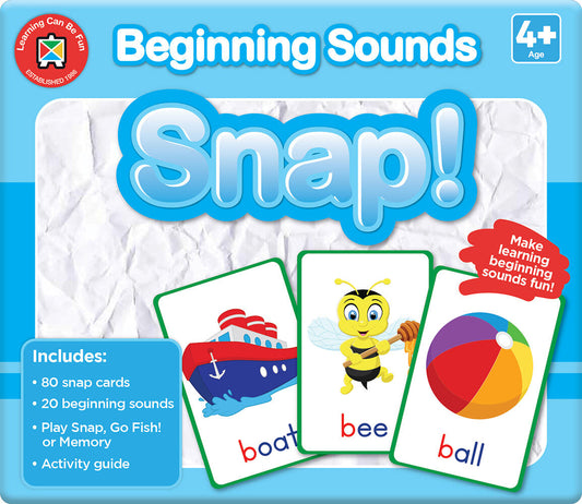 LEARNING CAN BE FUN BEGINNING SOUNDS SNAP