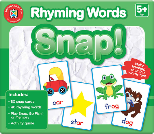 LEARNING CAN BE FUN RHYMING WORDS SNAP