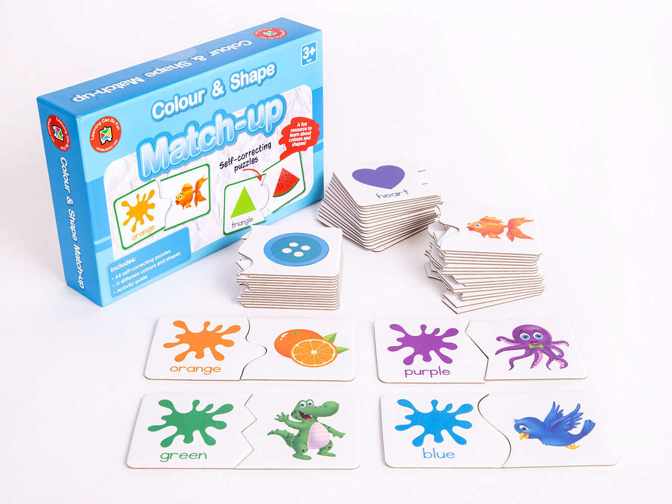 LEARNING CAN BE FUN- COLOUR & SHAPE MATCH-UP