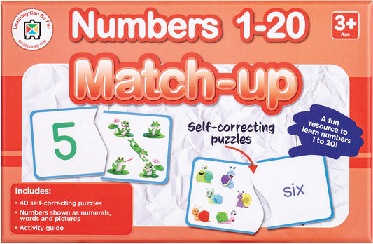 LEARNING CAN BE FUN- NUMBERS 1-20 MATCH-UP 2