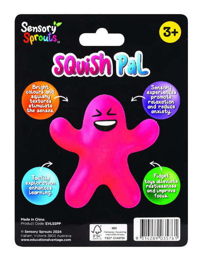 SENSORY SPROUTS SQUISH PAL PINK