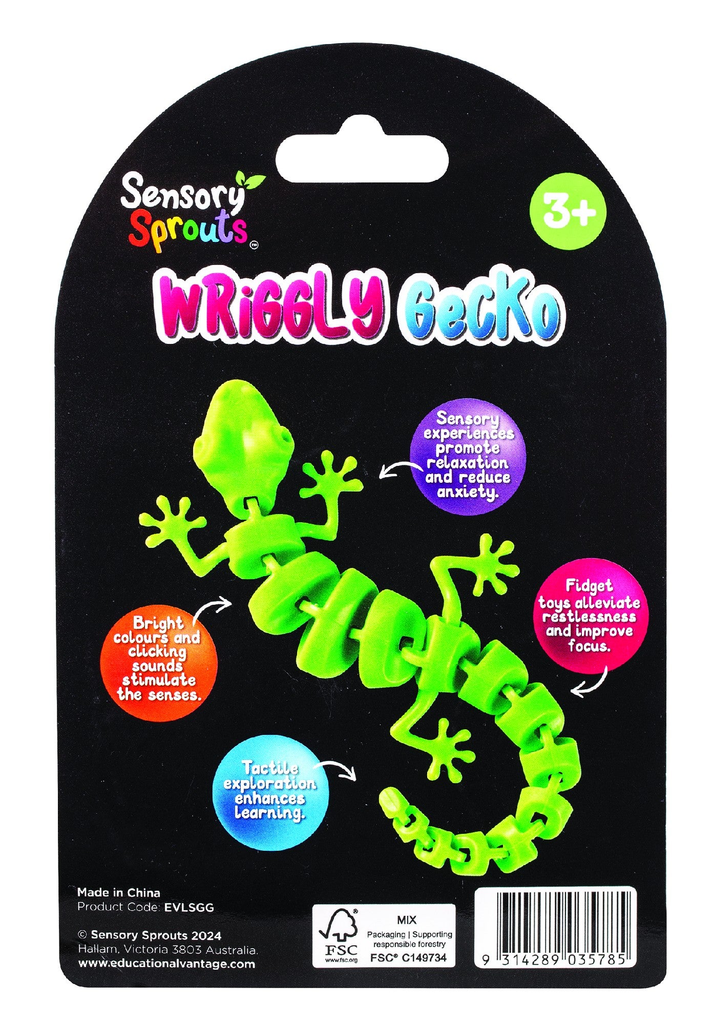 SENSORY SPROUTS WRIGGLR GECKO