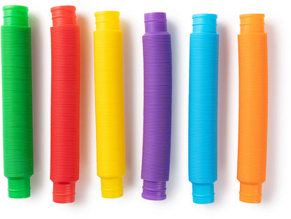 SENSORY SPROUTS RAINBOW PULL PIPES SET 6