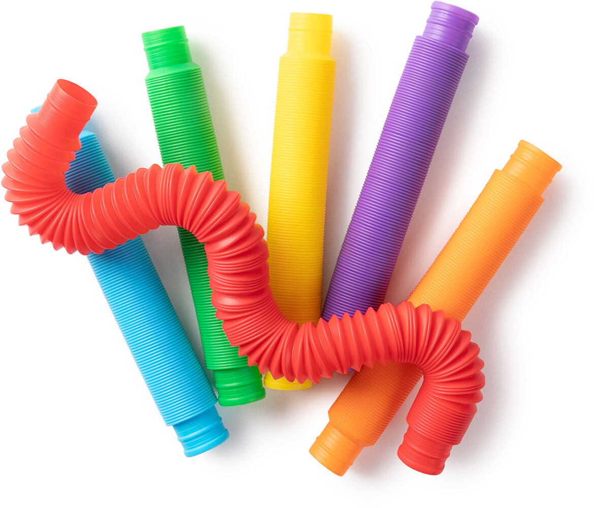 SENSORY SPROUTS RAINBOW PULL PIPES SET 6