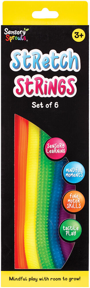 SENSORY SPROUTS STRETCH STRINGS SET OF 6