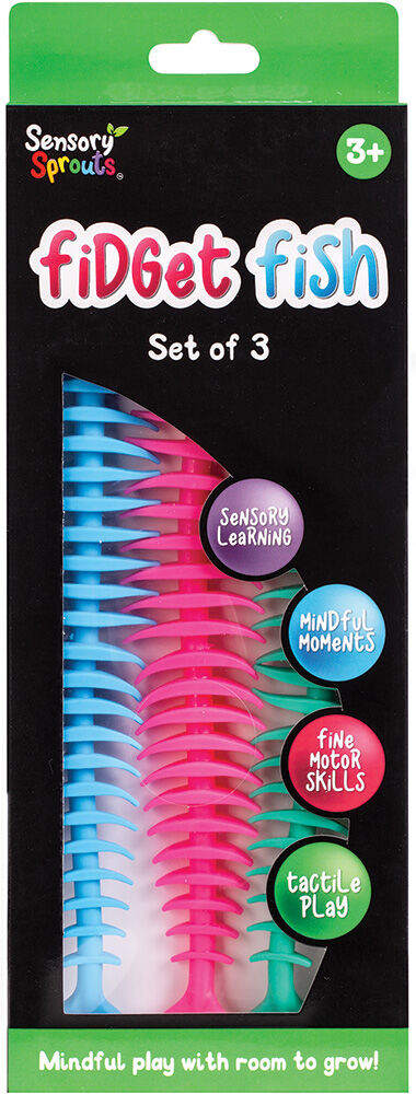 SENSORY SPROUTS FIDGET FISH SET OF 3
