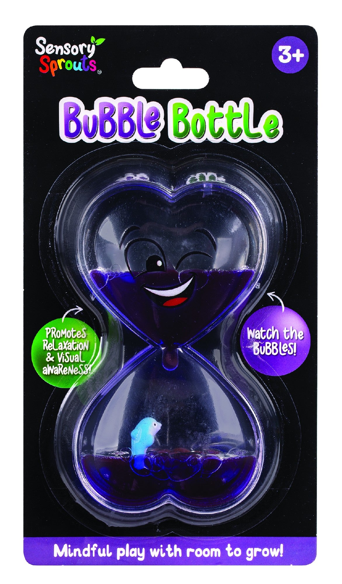SENSORY SPROUTS BUBBLE BOTTLE PURPLE
