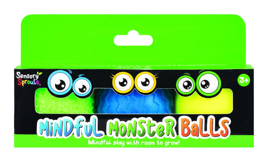 SENSORY SPROUTS MINDFUL MONSTER BALLS SET 3