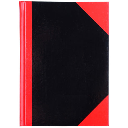 NOTEBOOK A5 BLACK & RED 200LF