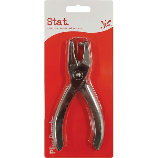 PUNCH STAT 1 HOLE 8 SHEETS PLIER METAL SILVER