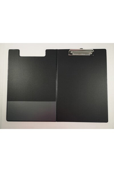 CLIPFOLDER GNS A4 WITH POCKET [CL:BLACK]