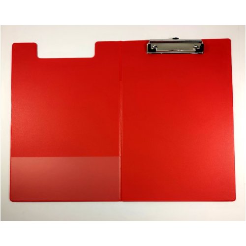 CLIPFOLDER GNS A4 WITH POCKET [CL:RED]