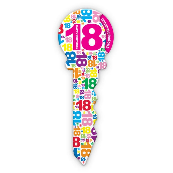 BIRTHDAY KEY. [DE:18TH WHITE]