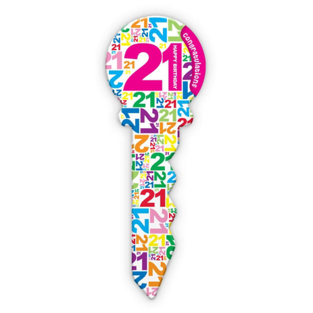 BIRTHDAY KEY. [DE:21ST WHITE]