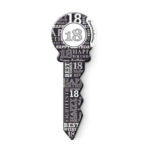 BIRTHDAY KEY. [DE:18TH GREY]