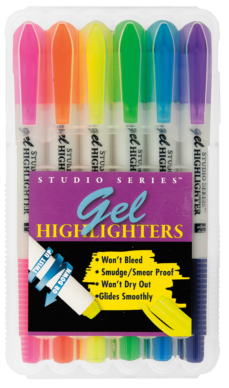 GEL HIGHLIGHTERS PACK 6