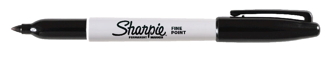 MARKER SHARPIE PERMANENT FINE 1.0MM BLACK