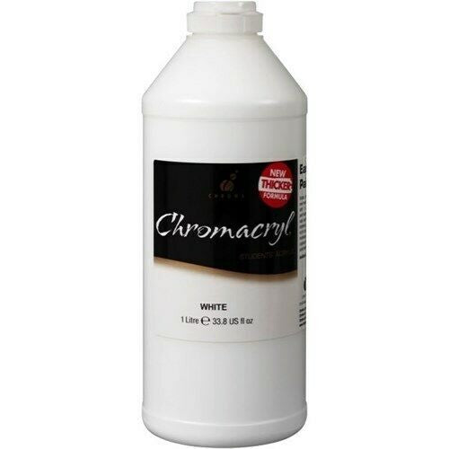 PAINT CHROMACRYL 1 LITRE WHITE