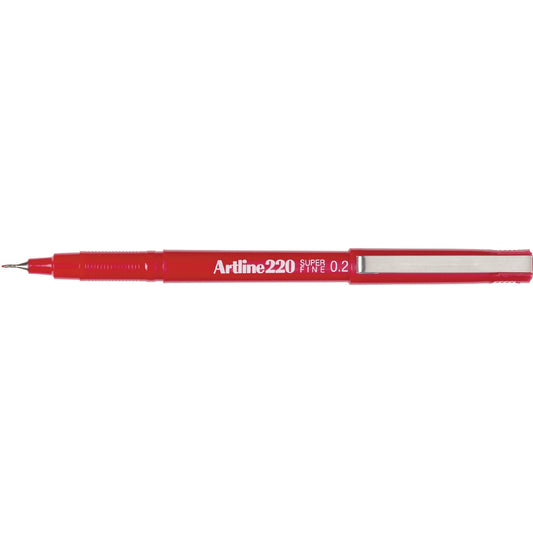 ARTLINE 220 RED PEN 0.2MM
