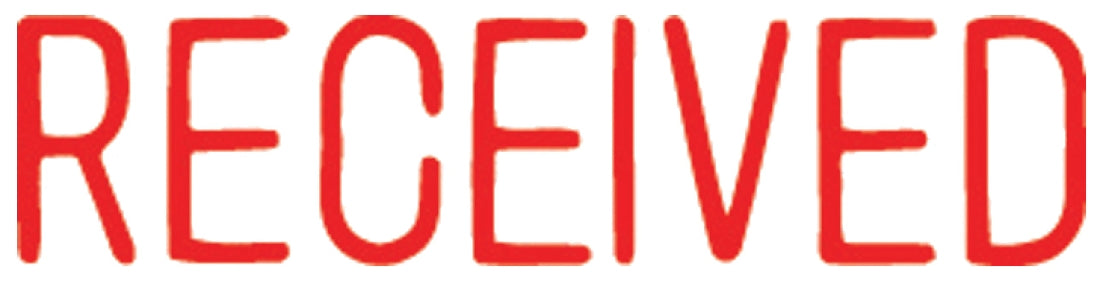 X-STAMPER 1116 RECEIVED RED