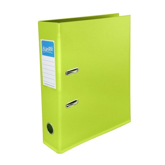 LEVER ARCH BANTEX A4 70MM FRUIT LIME