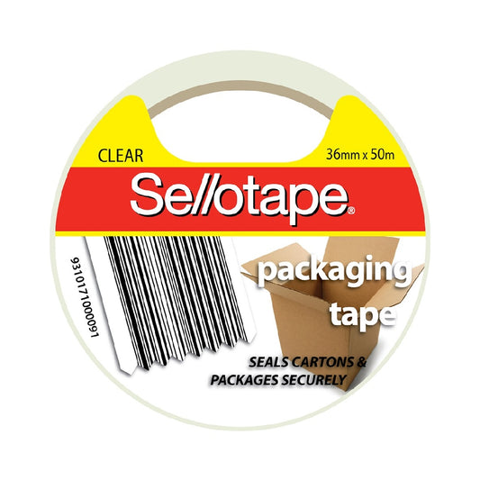 SELLOTAPE PACKAGING TAPE 36X50 CLEAR