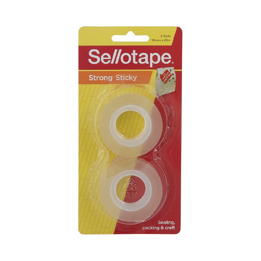 SELLOTAPE STICKY TAPE 18X25 2 PK